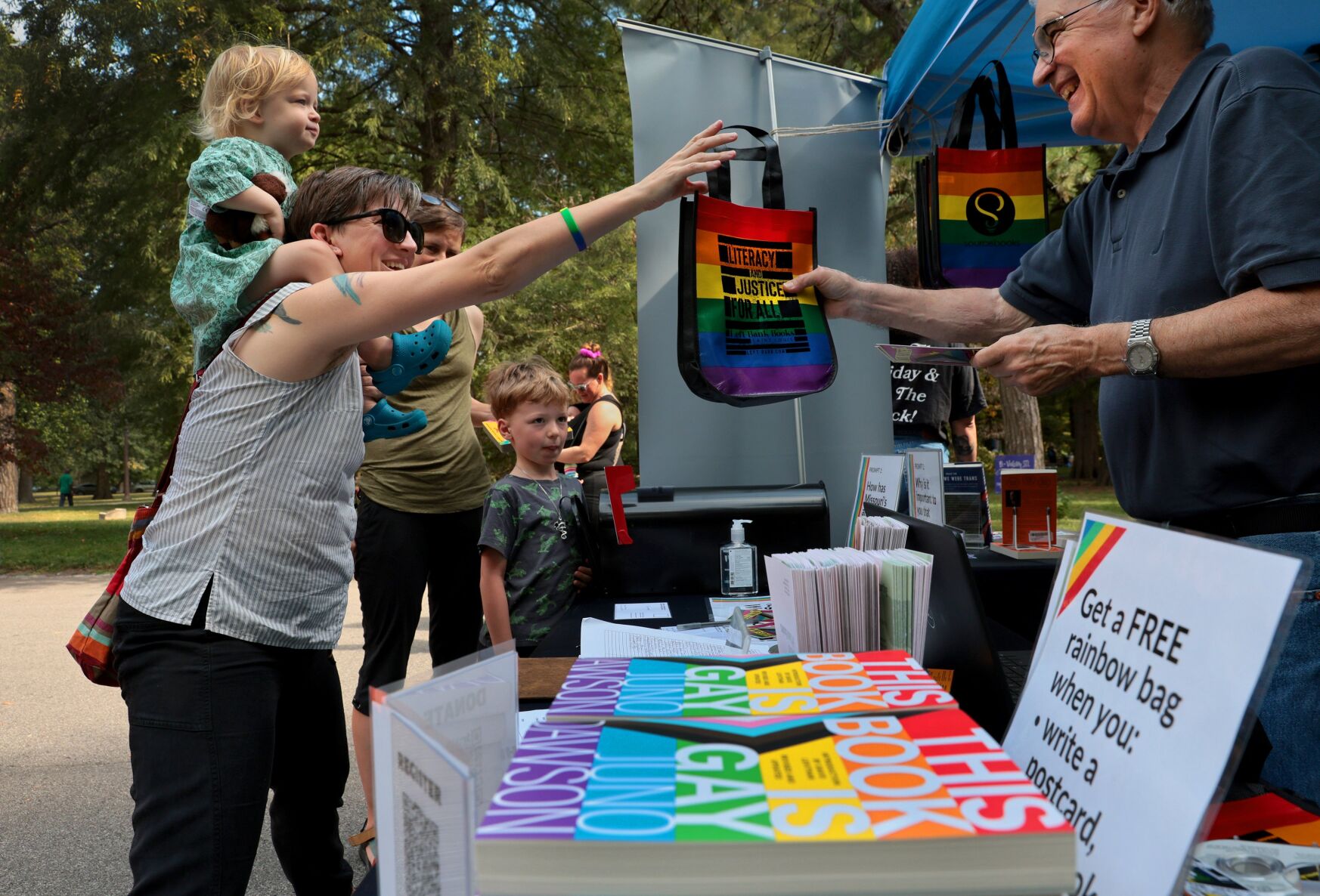 Left Bank Books giving out banned titles